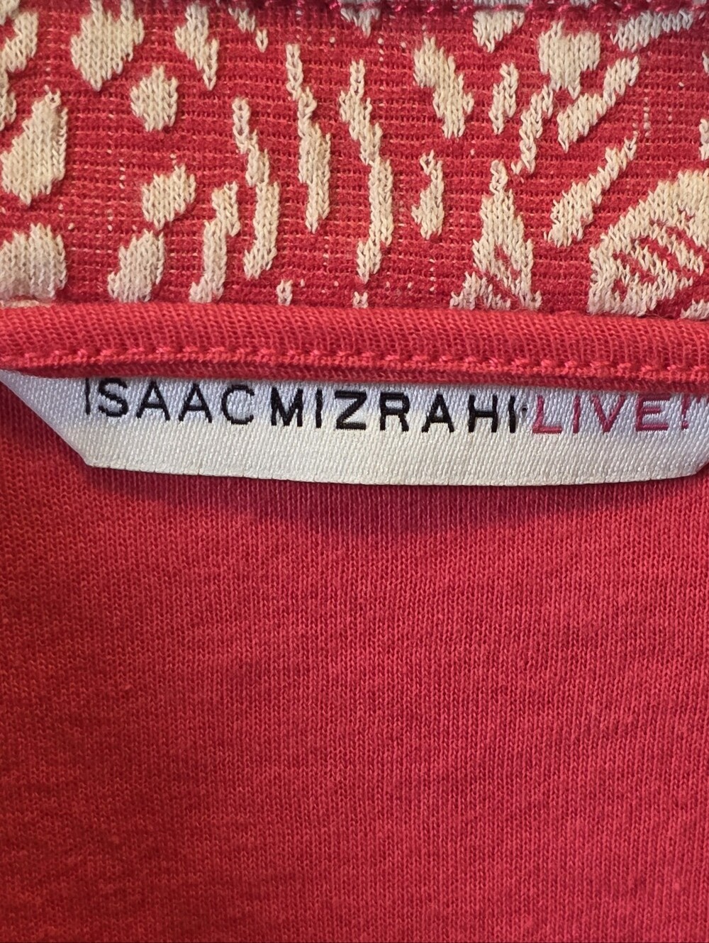 Isaac mizrahi Printed Button-Front Jean Jacket - Picture 2 of 4